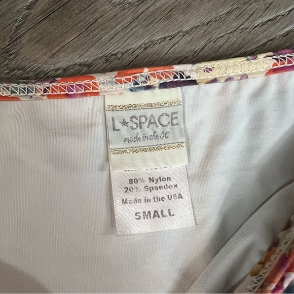 L*Space Floral Bikini Bottom with Side Ties - Picture 3 of 4